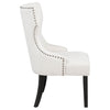 Baney Fabric Upholstered Dining Side Chair Cream and Black — product view 9