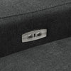 Collins Modular Power Loveseat Dark Grey — product view 9
