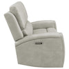 Brickston Triple Power Reclining Loveseat Grey — product view 9