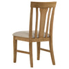 Hartville 7-piece Round Dining Table Set Natural Light Brown — product view 9
