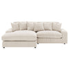 Blaine Upholstered Reversible Chaise Sectional Sofa Sand — product view 9