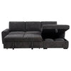 Pastrana Upholstered Sleeper Sectional Sofa RAF Chaise Grey — product view 9