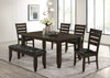Dalila Rectangular 66-inch Wood Dining Table Cappuccino — product view 9