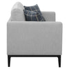 Apperson Upholstered Track Arm Loveseat Light Grey — product view 9
