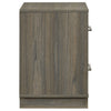 Fenwick 2-drawer Nightstand Bedside Table Grey Oak — product view 9