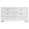 Felicity 4-piece Queen Bedroom Set White High Gloss — product view 9