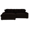 Blaine Upholstered Reversible Chaise Sectional Sofa Chocolate — product view 9