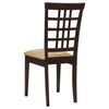 Kelso 3-piece Drop Leaf Dining Table Set Cappuccino and Tan — product view 9