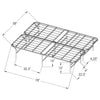Mabel Metal Queen Mattress Support Platform Bed Black — product view 9