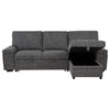 Demko Sleeper Sectional Sofa with Speaker and Storage Chaise Granite — product view 9