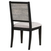 Elodie Wood Dining Side Chair Grey and Black (Set of 2) — product view 9