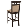 Gabriel 5-piece Square Counter Height Dining Set Cappuccino — product view 9