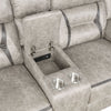 Greer 2-piece Upholstered Reclining Sofa Set Taupe — product view 9