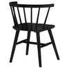Jeffries Windsor Wood Dining Side Chair Black (Set of 2) — product view 9