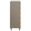 Antonella 5-drawer Bedroom Chest Ivory and Camel — product view 9