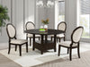 Twyla 60-inch Round Dining Table with Drawer Dark Cocoa — product view 9