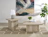Devar Square Engineered Wood End Table Distressed Pine — product view 9