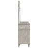 Evangeline 9-drawer Dresser with Mirror Silver Oak — product view 9