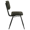 Misty Leather Upholstered Dining Chair Espresso (Set of 2) — product view 9