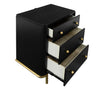 Arini 3-drawer Nightstand Black — product view 10