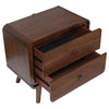 Robyn 2-drawer Nightstand Bedside Table Dark Walnut — product view 10