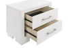 Jessica 2-drawer Nightstand Snow White — product view 10