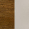 Adderley Queen Wood Panel Bed Cream and Warm Brown — product view 10