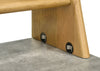 Besler 47-inch SmartTop Writing Desk with Shelf Cement and Natural — product view 10
