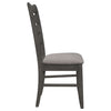 Dalila Wood Dining Side Chair Dark Grey (Set of 2) — product view 10