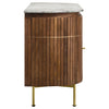 Ortega 4-door Marble Top Sideboard Buffet Cabinet Natural — product view 10