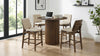 Hamlyn 43-inch Round Wood Counter Height Dining Table Walnut — product view 10