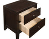 Carlton 2-drawer Nightstand Cappuccino — product view 10