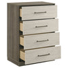 Fenwick 4-drawer Chest of Drawers Grey Oak — product view 10