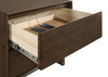 Glenwood 2-drawer Nightstand Bedside Table Warm Brown — product view 10