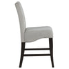 Stanton Velvet Upholstered Counter Chair Grey (Set of 2) — product view 10