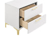 Kendall 2-drawer Nightstand White — product view 10