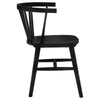 Jeffries Windsor Wood Dining Side Chair Black (Set of 2) — product view 10