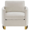 Corliss 3-piece Upholstered Arched Arm Sofa Set Beige — product view 10