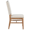 Middleton Upholstered Dining Side Chair Beige (Set of 2) — product view 10