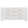 Jessica 5-piece Queen LED Bedroom Set Snow White — product view 10