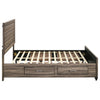Kauffman Wood Queen Storage Panel Bed Washed Taupe — product view 10