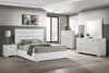 Felicity 53-inch Upholstered California King Bed White — product view 10