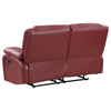 Camila 2-piece Upholstered Reclining Sofa Set Red — product view 10