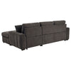 Pastrana Upholstered Sleeper Sectional Sofa RAF Chaise Grey — product view 10