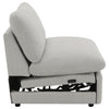 Collins Modular Power Armless Recliner Grey — product view 10