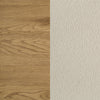 Bennett 63-inch Queen Upholstered Panel Bed Cream and Light Oak — product view 10