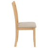 Lavon Wood Dining Side Chair Linen and Light Oak (Set of 2) — product view 10