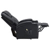 Armstrong Upholstered Power Lift Massage Recliner Espresso — product view 10