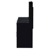 Flora 2-drawer Vanity Set with LED Mirror Black High Gloss — product view 10