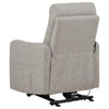 Dayes Upholstered Power Lift Recliner Chair Taupe — product view 10